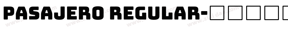 Pasajero Regular字体转换